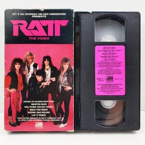 Ratt Band VHS Vintage 1985 Metal Music Video Japan Tour Interviews Tested